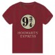 Camiseta vermelha Harry Potter Expresso de Hogwarts