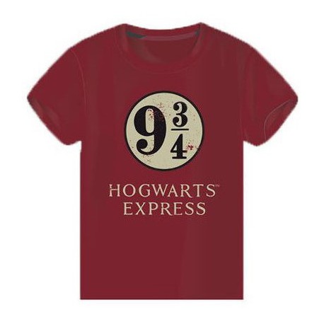 Camiseta vermelha Harry Potter Expresso de Hogwarts