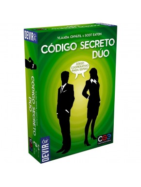 Caja y cartas del juego de mesa Código Secreto Dúo