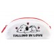 Estuche de felpa blanco Snoopy Falling in Love