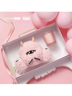 Peluche Giggle Monster rosa con vela en caja regalo