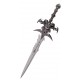 Épée Frostmourne de Warcraft avec détails gravés