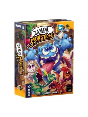 Caja del juego de mesa Zampa Monstruos de Devir