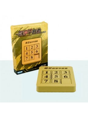 Puzzle QiYi Slice Mini Klotski Magnético con números 3x3