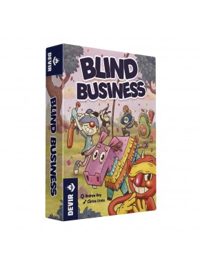 Caja del juego de cartas Blind Business de Devir