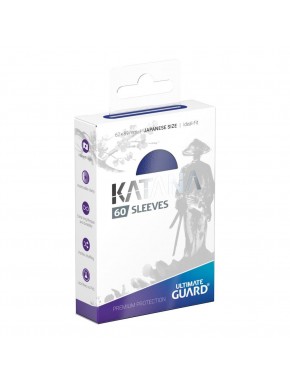 Protèges-cartes bleus Ultimate Guard Katana pour cartes taille japonaise