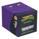 Caja coleccionable morada de FootClan de TMNT para cartas