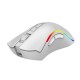 Souris gaming blanche Phoenix Void Elite avec éclairage RGB