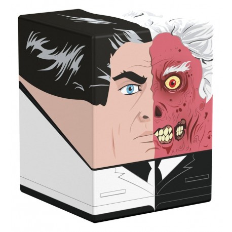 Caja coleccionable Two-Face de Batman con diseño bicolor