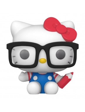 Figura POP! de Hello Kitty Nerd con gafas negras de 9 cm