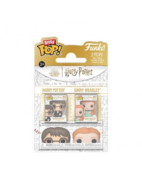 Pack de 2 figuras Bitty POP! Harry y Ginny 4 cm