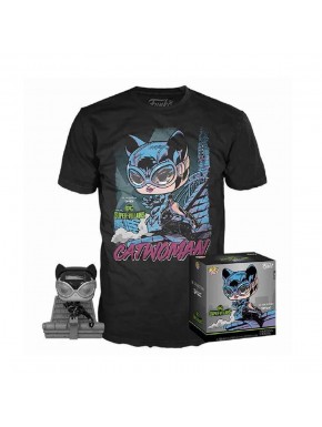 Figura Funko Pop Catwoman con camiseta DC edición limitada