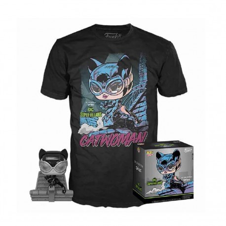 Funko Pop y camiseta de Catwoman edición limitada