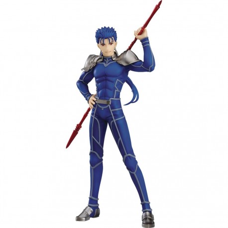 Figura de Lancer de Fate/stay Night con lanza roja