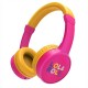 Auriculares Energy Sistem LoL&Roll Pop en color rosa y amarillo