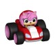 Figura de Amy Rose de metal en su coche de carreras, 5 cm