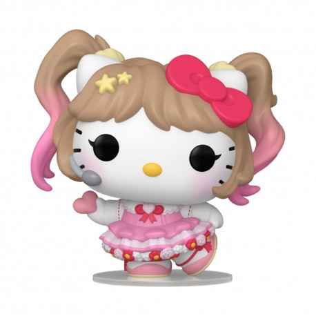Funko Pop Sanrio Hello Kitty K-Pop en vestido rosado