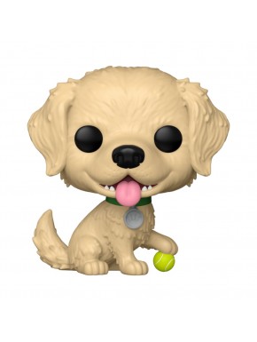 Figura Funko Pop de Golden Retriever con pelota amarilla