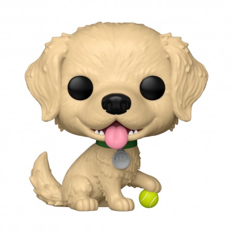 Figura Funko Pop de Golden Retriever con pelota amarilla