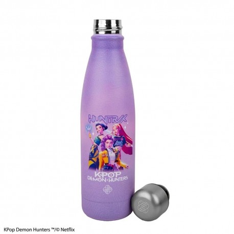 Botella violeta KPop Demon Hunters 500ml