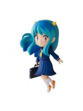 Figura de Lum en uniforme escolar, pelo azul, 7 cm