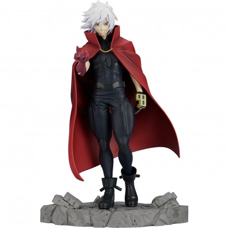 Figurine de Tomura Shigaraki de 22,5 cm, cape rouge.