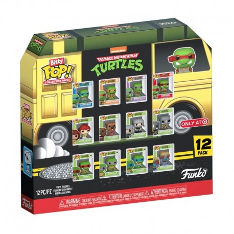 Pack figuras Tortugas Ninja Bitty POP! Funko