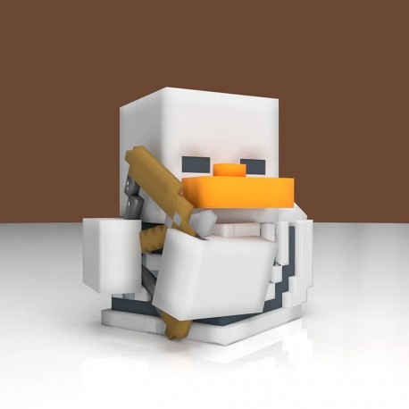 Figura de PVC de Skeleton de Minecraft Tubbz, 10 cm.