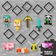 Colgantes Minecraft Backpack Buddies temporada 2