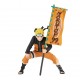 Figura de Naruto Uzumaki con bandera Narutop99, Banpresto