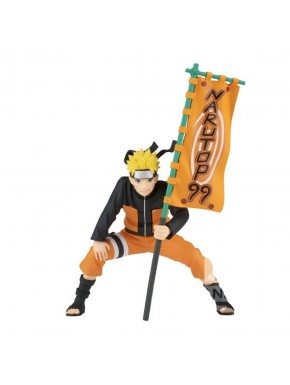 Figura de Naruto Uzumaki con bandera Narutop99, Banpresto