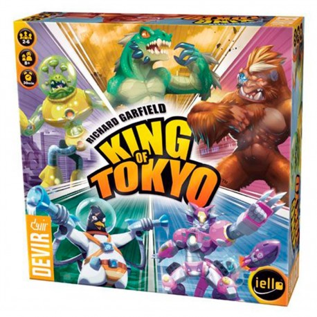 Caja del juego de mesa King of Tokyo de Devir