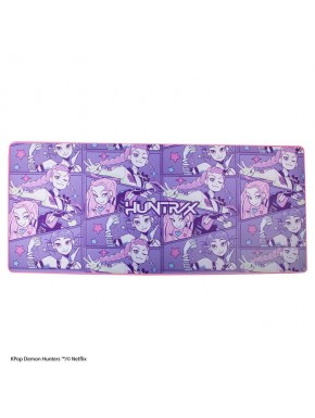 Tapis de bureau violet HUNTR X Kpop Demon Hunters
