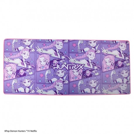 Tapis de bureau violet HUNTR X Kpop Demon Hunters