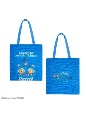 Bolsa tote azul con Derpy Kpop Demon Hunters