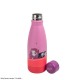 Mini Botella de agua Kpop Demon Hunters rosa y morada