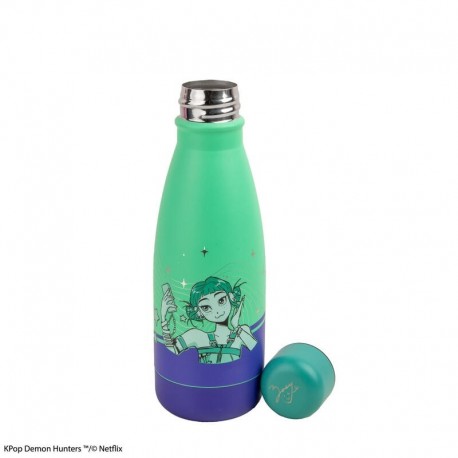 Mini Garrafa de Água Verde Zoey Kpop Demon Hunters