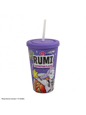 Copo Rumi roxo de Kpop Demon Hunters