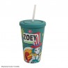 Copo Tumbler Zoey Hamburger Kpop Demon Hunters