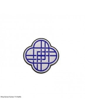 Pin com logo HUNTR X de Kpop Demon Hunters
