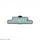 Pin's KPop Demon Hunters avec design turquoise et blanc