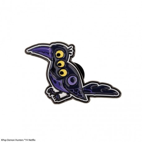 Pin Sussie Kpop Demon Hunters en violet et jaune