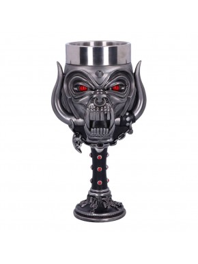 Cáliz Warpig de Motorhead con detalles en rojo