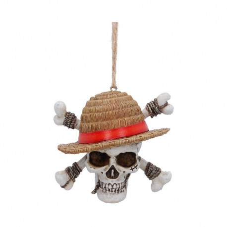 Adorno de árbol One Piece Jolly Roger de Luffy