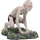 figuras de Gollum y Smeagol sobre bases rocosas