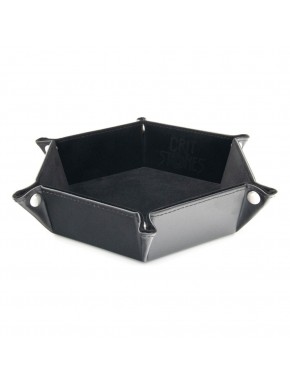 Plateau pliable hexagonal à dés CritStones Black