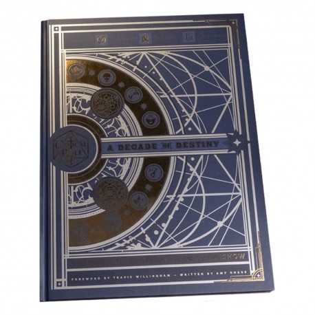 Libro A Decade of Destiny de Sideshow, interior con arte de Critical Role