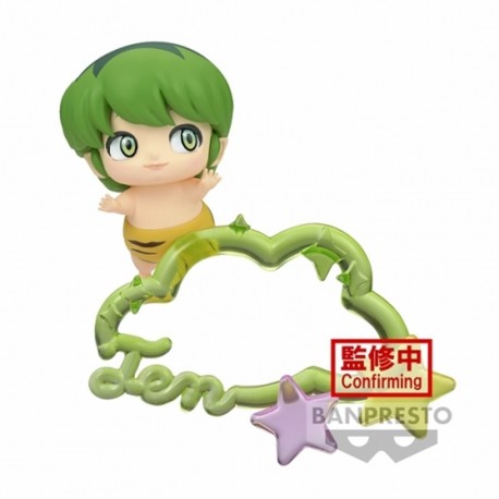 Figura Q Posket Urusei Yatsura da Banpresto com Lum e Ten