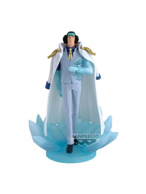Figura Kuzan Aokiji de One Piece con efectos de hielo de Banpresto