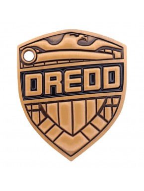 Réplica de distintivo Judge Dredd em metal edição limitada